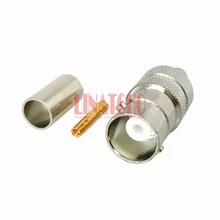 10 шт. RF bnc разъем сжатия rg142 lmr195 rg58 кабель bnc разъем коаксиальный разъем