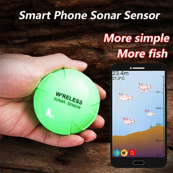 Teléfono inteligente con Sensor Sónar y Bluetooth, localizador de peces inteligente para Android e Ios, para pesca Visual, envío gratis