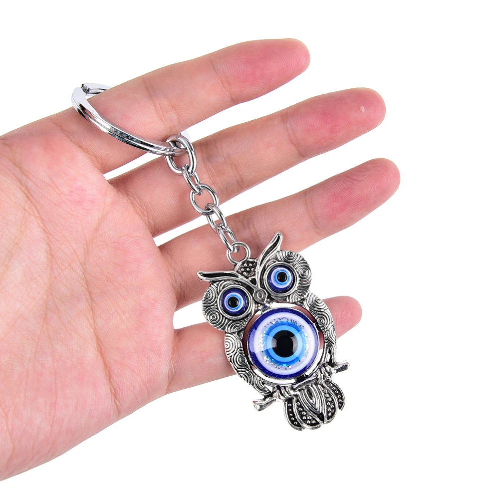 1Pc Owl keychain Bag Pendant Chic Car Key Chain Ring Holder Jewelry
