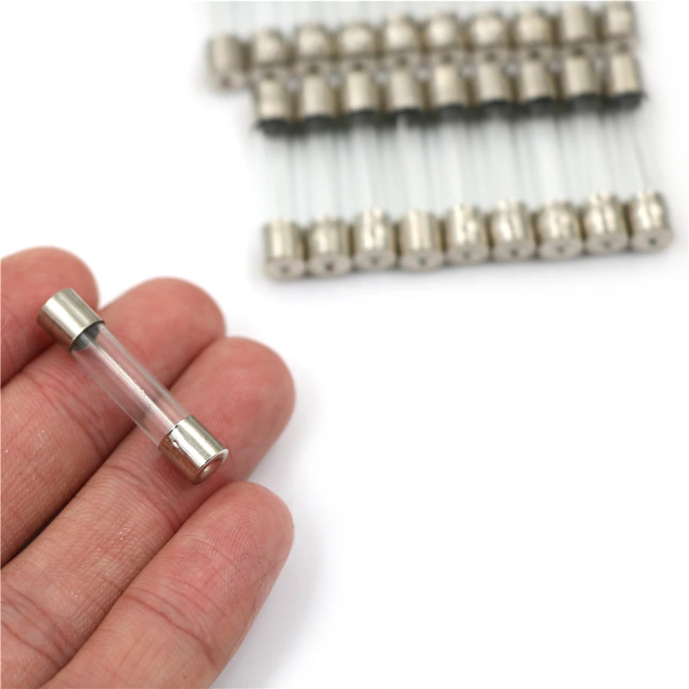 

20pcs 6x30 6*30mm Quick Fast Blow Fuse Glass Tube Fuses 250V 5A/10A/15A/20A