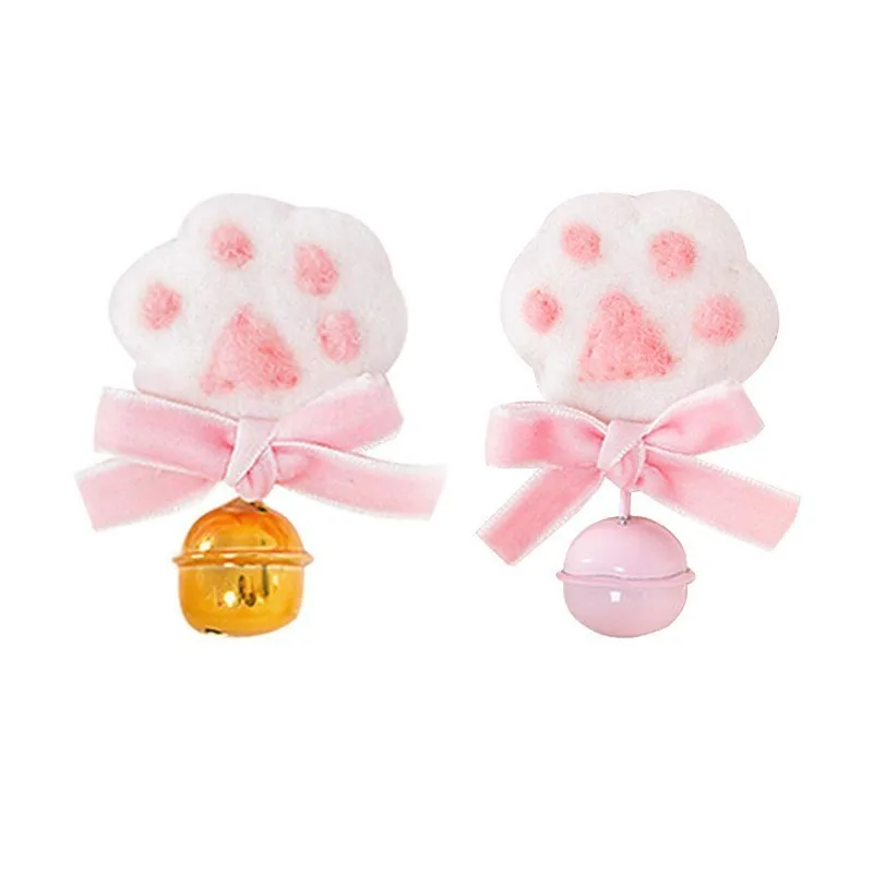 

Womens Cute Cat Paws Headwear Girls Bowknot Bells Hair Clip Lolita Anime Cosplay Costume Brooch