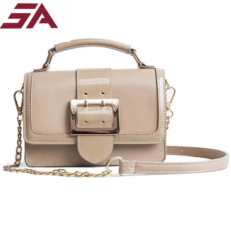 

SA 2018 New Limited Discount chain PU Leather Women Handbags Message Bag Famous Lady Crossbody Brang Designer Luxury