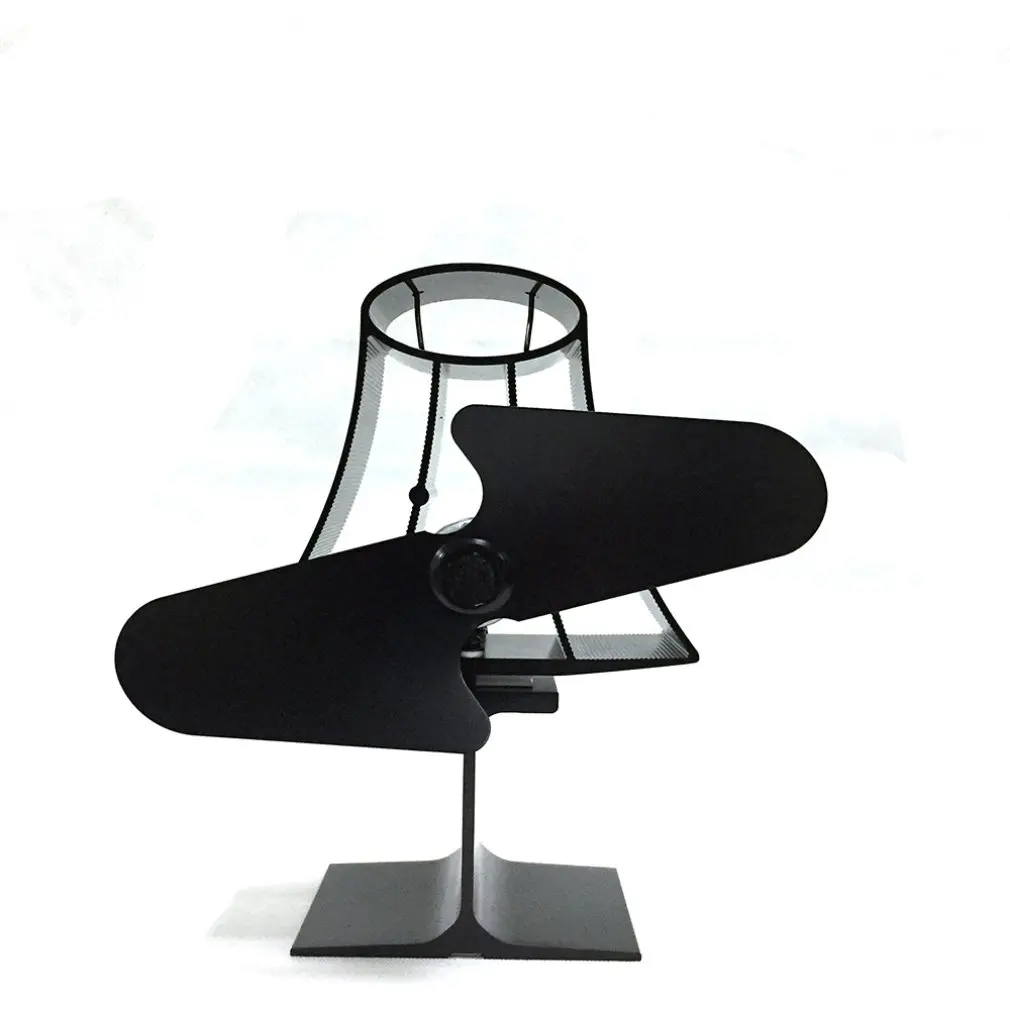 Best Price 2 Blade Heat Powered Stove Fan For Wood Log Burner