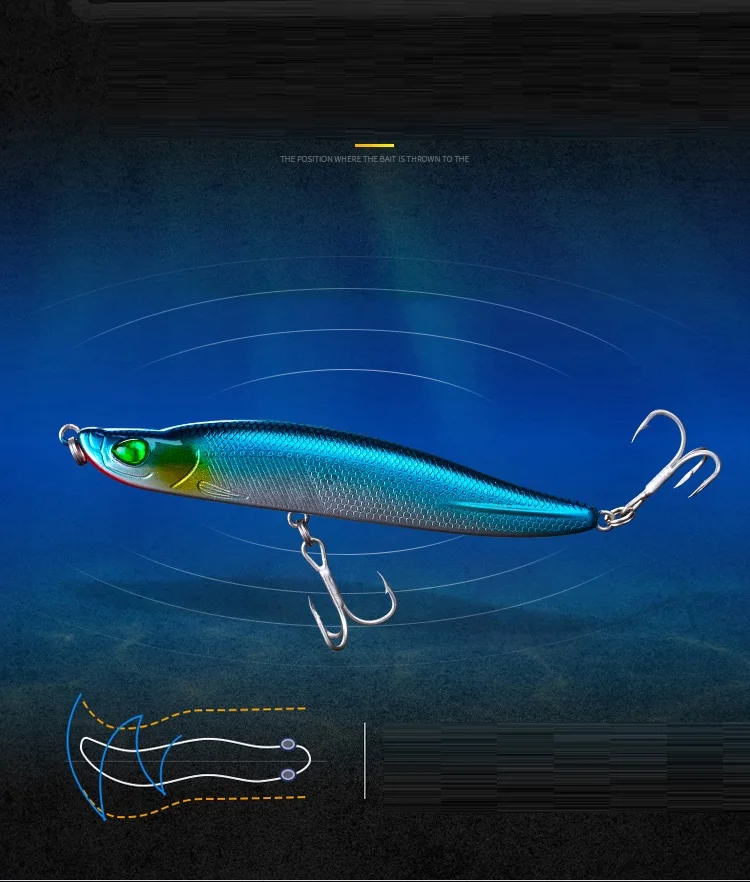 8.5cm 11g Jerkbait Electric Vibration Fishing Lure Twitching Bait Rechargeable Lures Wobblers Sinking Minnow Hard Baits Lurre