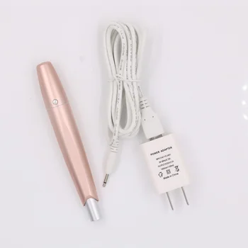 

1Pcs Pink Eyebrow Tattoo Machine Permanent Makeup Pen Professional Rotary Microblading Pen Needles Cartridges For Eye Art
