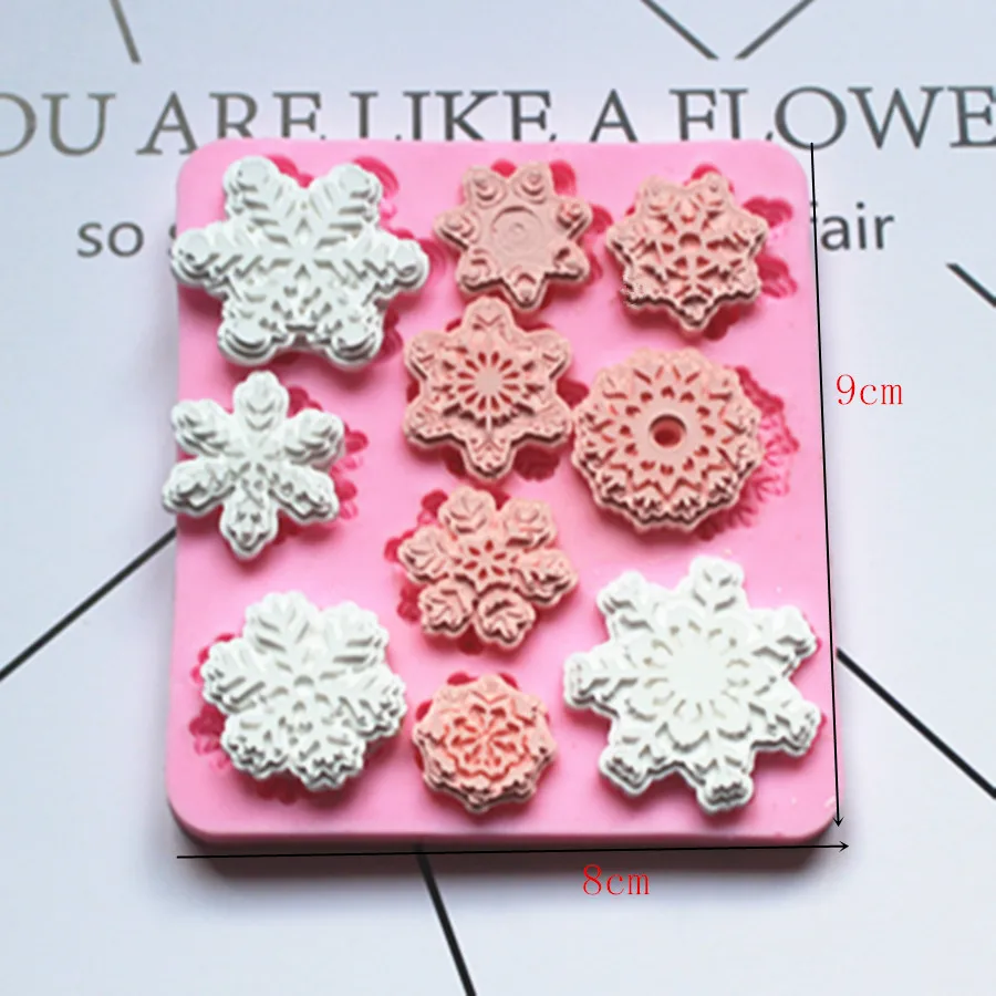 10 - hole snowflakemold mold cake decoration p697 | Дом и сад
