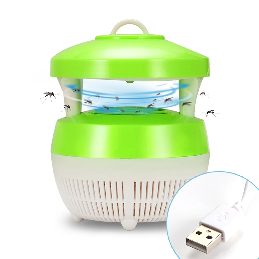 Houkiper USB зарядка антимоскитная лампа умная оптически управляемая безопасная лампа для уничтожения насекомых для гостиной спальни кухни