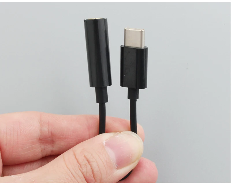 Thbelieve USB-C To 3.5MM Headphone Adapters USBC To 3.5 Jack Audio Adaptadors For Xiaomi For Macbook Type C To 3.5MM Audio AUX