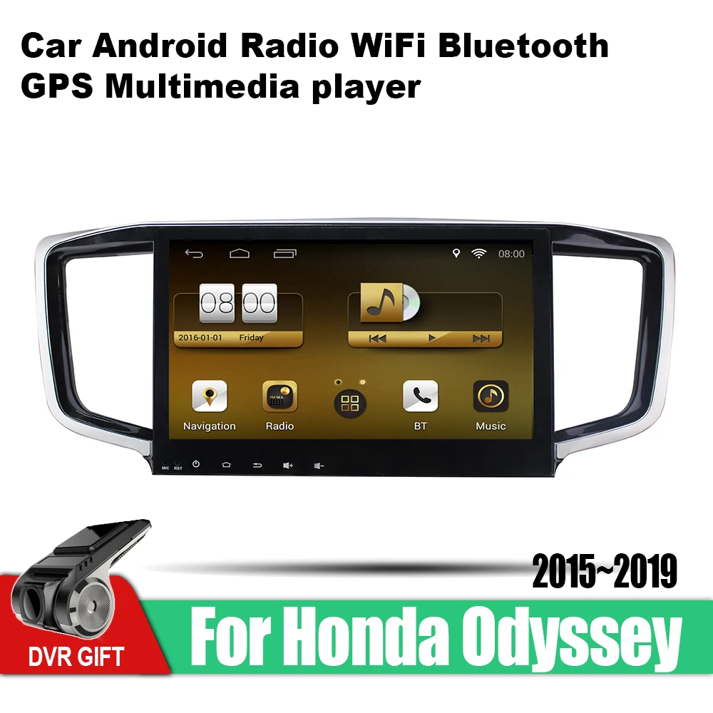 Автомобильный мультимедийный плеер ZaiXi 2 Din Android радио для Honda Odyssey 2015 ~ 2019 GPS
