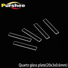 Кварцевая стеклянная тарелка(20x3x0,6 мм