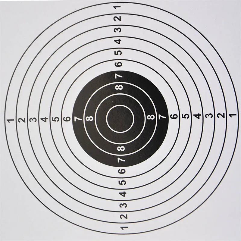 50 шт. стрельба из лука документы 14x14 см охоты толстого картона полное кольцо открытый практика стрельба из лука аксессуар