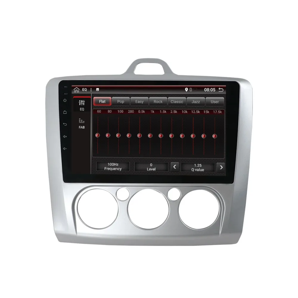 Best Bosion Car Multimedia 2din Video Player Navigation GPS Android For ford focus 2 3 Mk2/Mk3 head unit Rear View Camera 1