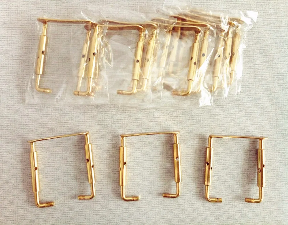 30 pcs high quality Violin Chin rest Clamp Screw Golden Color 4/4 full