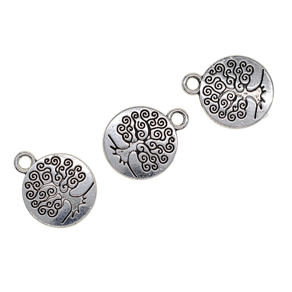 60 Pieces Tibetan Silver Color Filigree Om Yoga   Charms DIY Yoga Charms for Jewelry Making Accessories