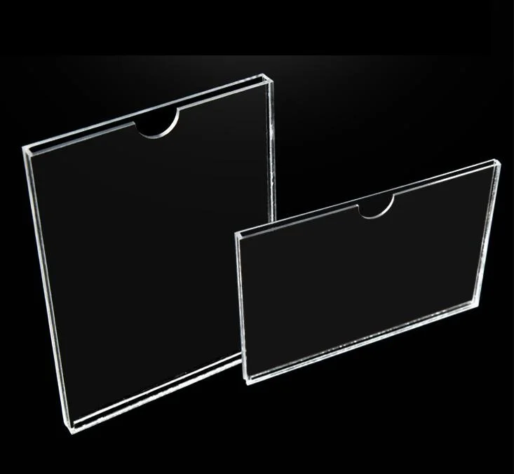 A3 297x420mm Double acrylic slot transparent photo frame slot