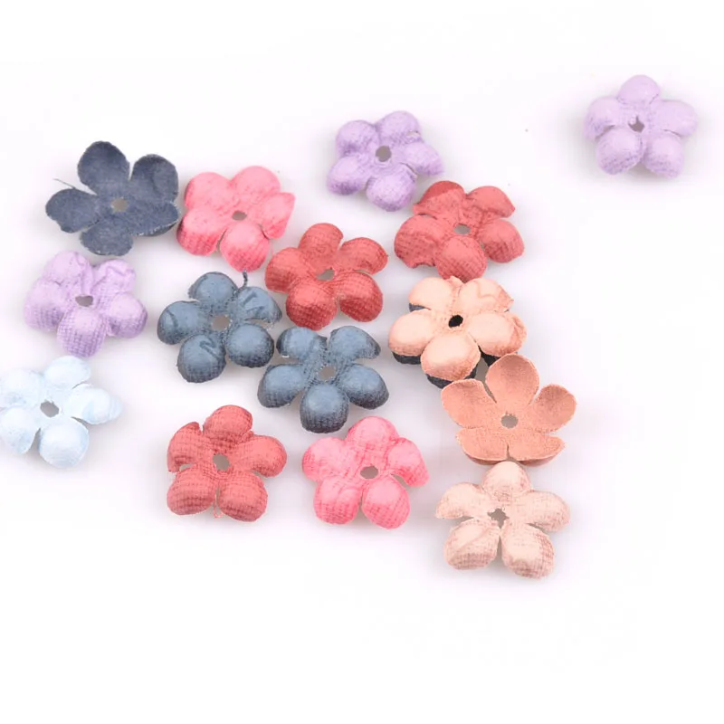 

Birthday Party Craft Supplies Multicolor Artificial Flowers For Wedding Decoration DIY Scrapbooking Paper Flower 50Pcs C1905