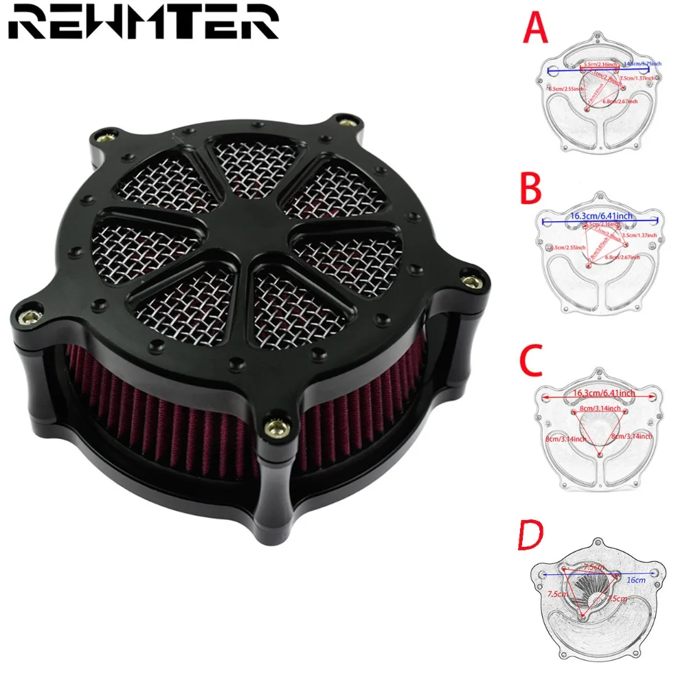 

Motorcycle Air Cleaner Filter Intake System For Harley Softail 2018 Touring Street Glide 2008-2016 XL Sportster 2004-2019