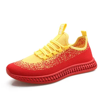 

Spring Men's Leisure Shoes of Flying Weave Air-permeable Shoes Individual Travel Shoes designer sneakers men mens sneakers