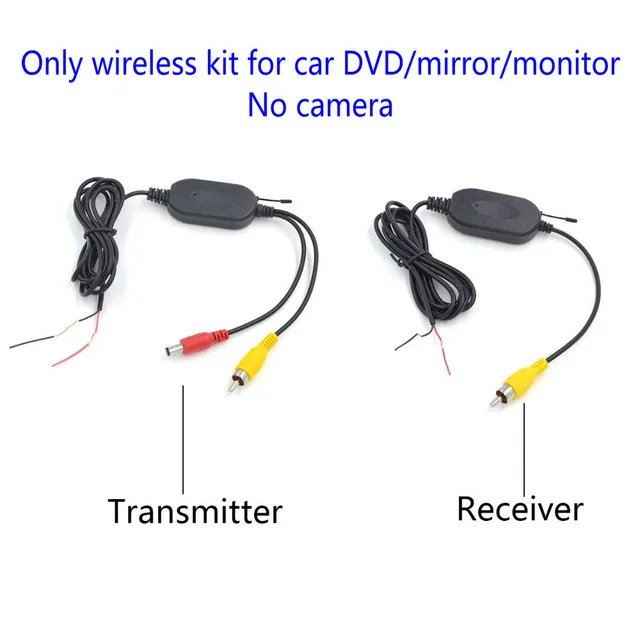 Автомобильная камера заднего вида для Skoda Roomster Fabia Octavia Yeti superb для Audi A1 - Название цвета: Wireless DVD kit