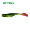 JOHNCOO leurre de pêche appât souple 6 pièces 9 cm 5.3g appât souple en Silicone pour ver nageur ► Photo 2/6