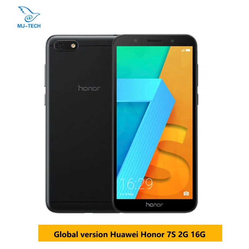 

Global Version Honor 7S 2GB RAM 16GB ROM Smartphone 5.45 inch MT6739 Quad Core Android 8.1 3020mAh Mobile Phone