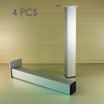 

30cm height aluminum tble leg furniture cabinet stand feet metal 4 pc