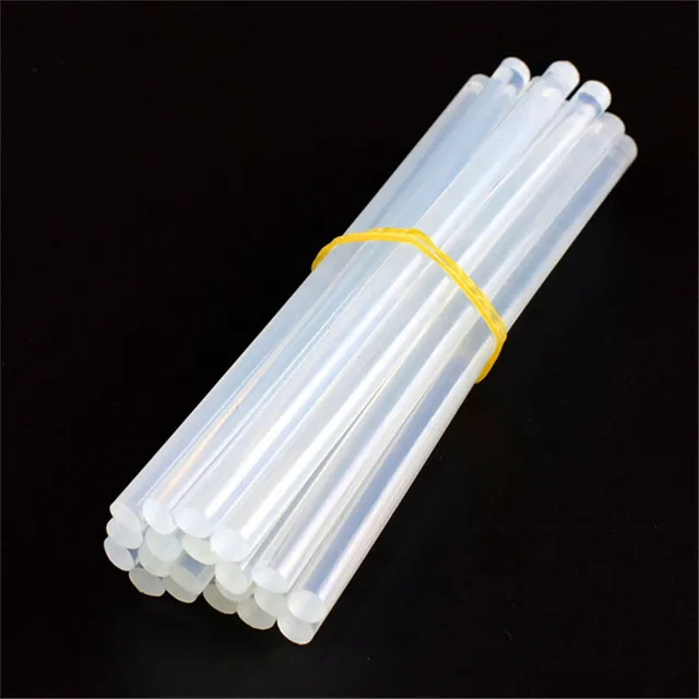 10Pcs/Sets 7mm x 190mm Hot Melt Gun Glue Sticks Plastic Transparent