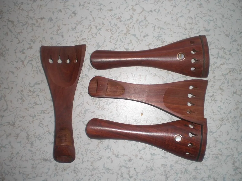 

4 PCs Violin tail piece Rose wood Tail piece 4/4 Violin parts