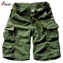 Горячая мужские карго Шорты повседневные мужские шорты, военный камуфляж шорты размера плюс 3XL
