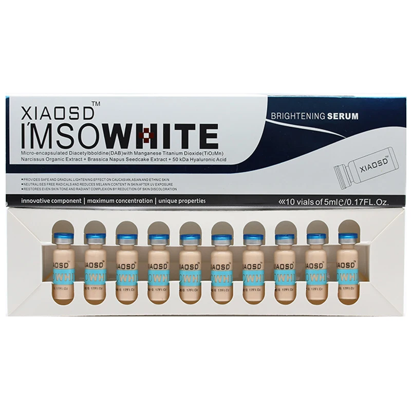 

10PCS/Set 5ml Meso White Brightening Serum BB Cream Skin Serum Skin Whiteing Concealer Makeup Foundation