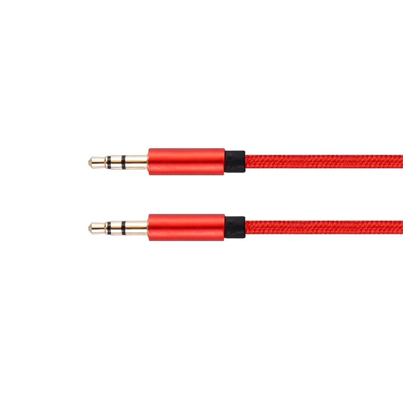 

SL Postta 3.5MM Braided Stereo Audio cableDual-shielding Male to Male AUX Cable for car stereos,Smartphones.1ft 1m 2m 3m 5m..