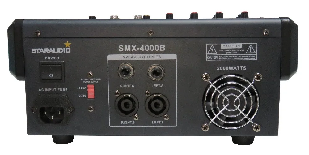Staraudio Pro 4 канальный микшерный пульт DJ Аудио питание Усилители домашние смеситель