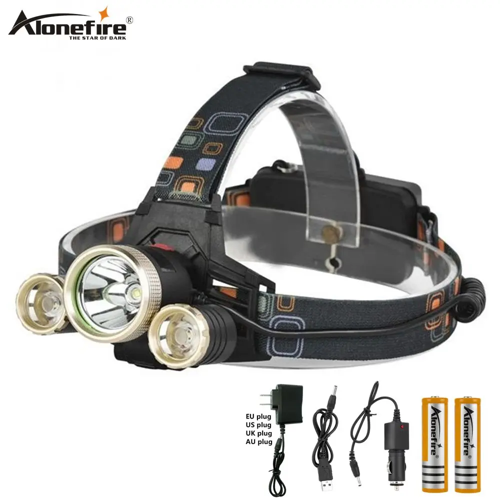 AloneFire HP95 8000LM cree T6+2R5 led headlight Head Light headlamp t6