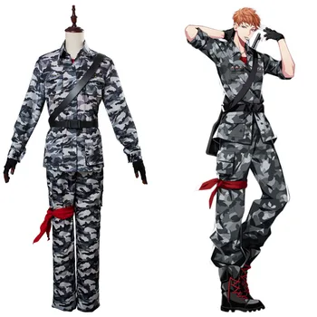 

Anime Busujima Mason Rio Cosplay Costume Division Rap Battle DRB 45Rabbit Rion Mason Busujima Outfit Uniform Full Sets