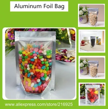 

30cm*50cm,10pcs zip lock Seal aluminum foil bag,wholesae free shipping