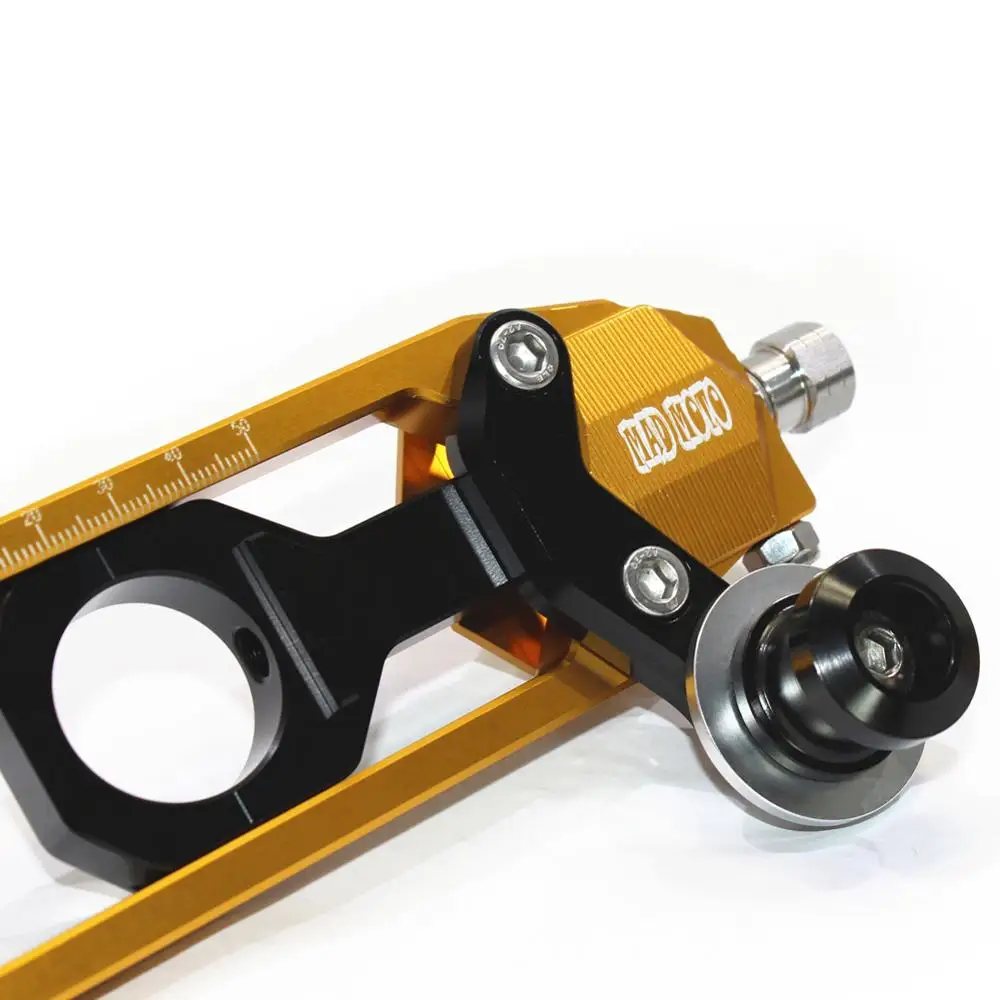 Chain regulator for yamaha YZF-R1 2006 CNC Chain Tensioner Catena Adjuster with Spool Aluminium Alloy for R1 2006