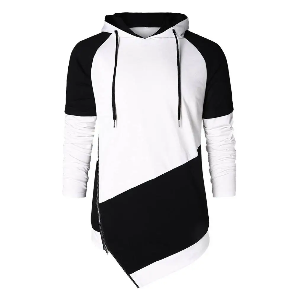 

Clothing Hot Mens Hoodies Slim Hooded Sweatshirts Mens Male Patchwork Long Sleeve Casual Autumn Warm Sportswear Streetwear Tops