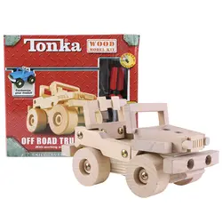 TONKA винтовая игрушка деревянные игрушки для детей деревянная разборка сборка модель детская обучающая креативная diy модель движения