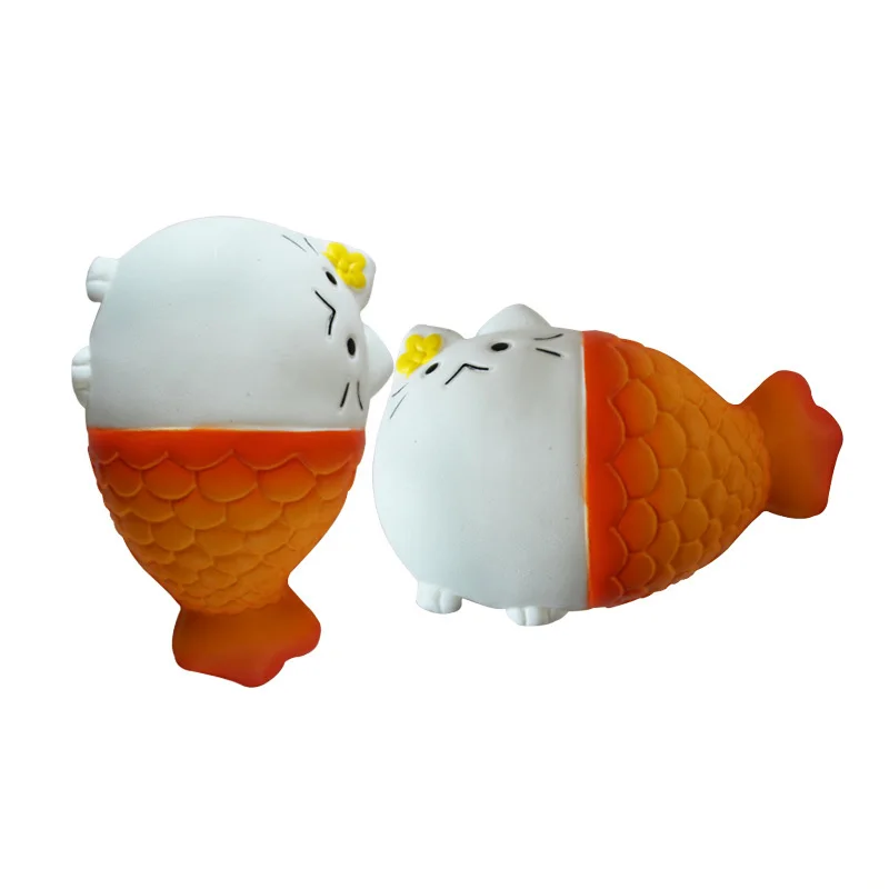 13 см Jumbo весело головой кота рыбий хвост Squeeze Игрушка антистресс милые куклы крем Squeeze Squishies игрушка ослабитель весело декор