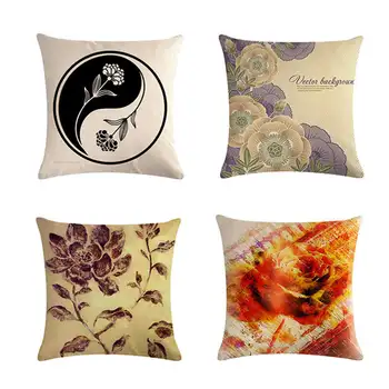 

Pillow, vintage flower of flower series HomerDecor Cushion Cover Throw Pillowcase Pillow Covers 45 * 45cm Sofa Seat Cushion De
