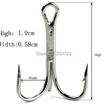 Ищущее 50 шт. 5# 1.9 см* 0.58 см anzuelos pesca рыболовные крючки anzol небольшой три рыболовный крючок три коготь тройничного колючей рыболовный Sanmao