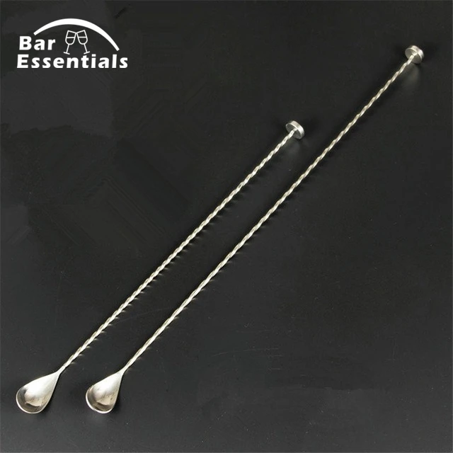 Нержавеющая сталь Muddler Резьбовая барная палочка для кофе, чая, коктейля с длинной ручкой, ложка для перемешивания, барный инструмент