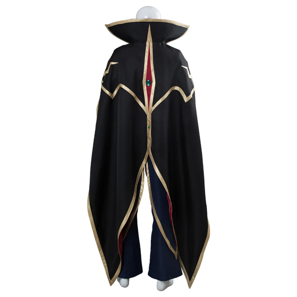 Код Geass Косплей Костюм Zero Lelouch of the Resurrection Сезон 3 наряд Униформа Хэллоуин Карнавал индивидуальный заказ