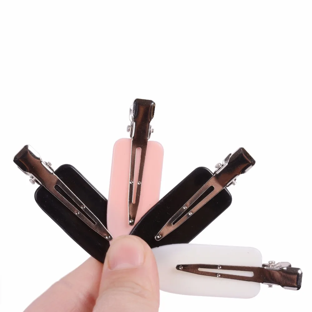 4pcs/bag Oval Hairpin Hair Clips Clamps DIY Adorning Hairstyle Jewelry Headdress Design Hair Styling Decoration Tool Accessories