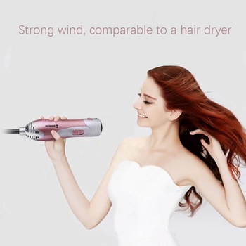 

Shinon 3 In 1 Professional Curling Iron Hair Straightener Hair Dryer Brush Roller Comb Hairdressing Styling Tool For Home Eu P