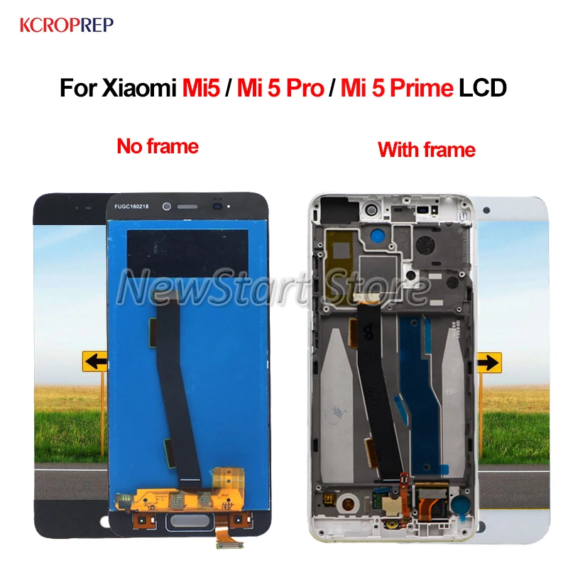 

For Xiaomi Mi5 Xiaomi 5 LCD Display Touch Screen Digitizer Assembly 5.15" 100% Tested For Xiaomi Mi 5 Pro Mi 5 Prime lcd
