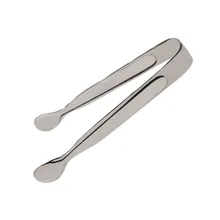 Мини щипцы для сахара, набор щипцов для льда из нержавеющей стали, 12 см щипцы для конфет для торта, десерта, Сервировочные щипцы для свадебной вечеринки, кухни