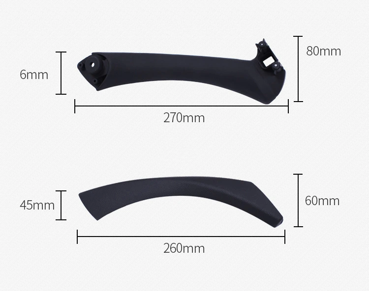 2 шт правая боковая внутренняя панель передней двери ручка тяга отделка+ крышка для BMW E90 E91 3 серии Аксессуары для салона автомобиля