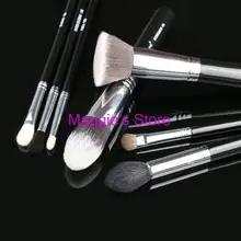Brand SGM Top Quality 7pcs Makeup Brushes Slivery Cooper Patent pending New edition Make up brushes tools set with logo