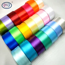 HL 5 meters 1 1 2 40mm Lots Colors Solid Color Satin font b Ribbons b